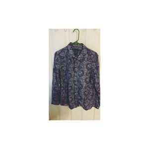 Paisley Button Down